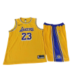 رکابی شورت بسکتبال مدل لیکرزLakers style basketball shorts