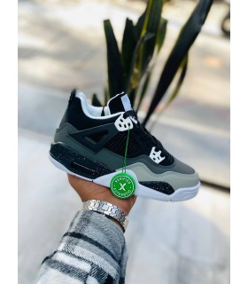 کفش بسکتبال نایک جردن Nike Air Jordan 4 gray black