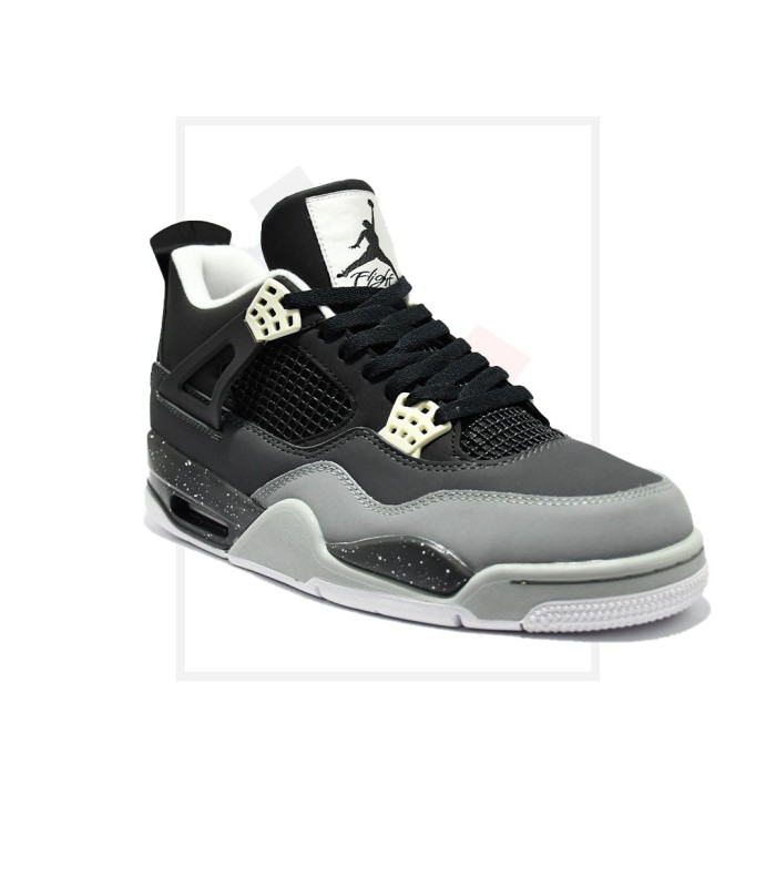 کفش بسکتبال نایک جردن Nike Air Jordan 4 gray black
