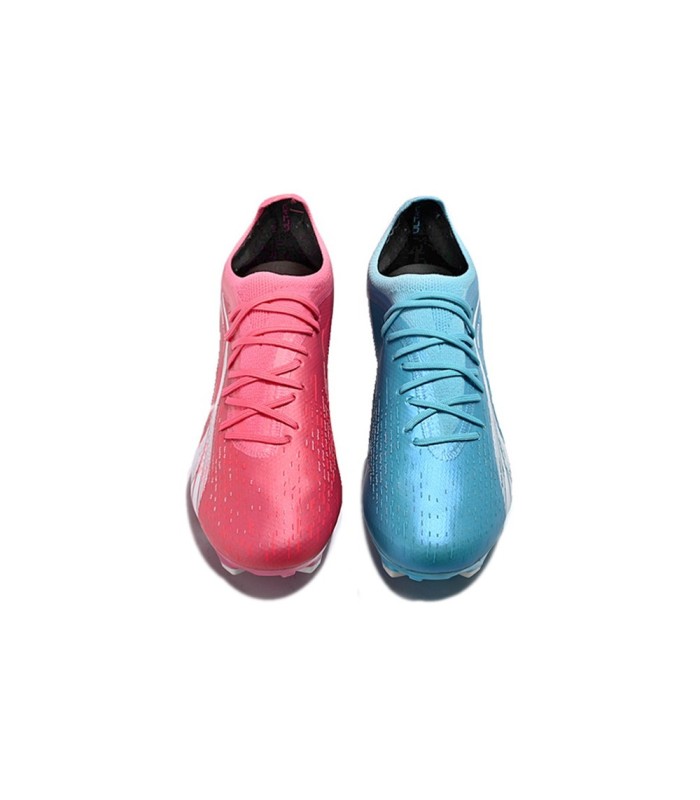 کفش فوتبال پوما اولترا Puma Ultra Ultimate FG/AG Tricks Blue/White/Pink