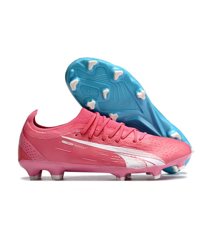 کفش فوتبال پوما اولترا Puma Ultra Ultimate FG/AG Tricks Blue/White/Pink