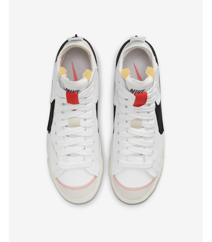 کفش پیاده روی نایک بلیزر جامبو Nike Blazer Mid 77 Jumbo White Black