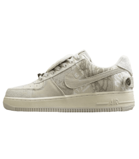 کفش پیاده روی نایک ایر فورس Nike Gz Air Force 1 Low X Travis Scott Grey White