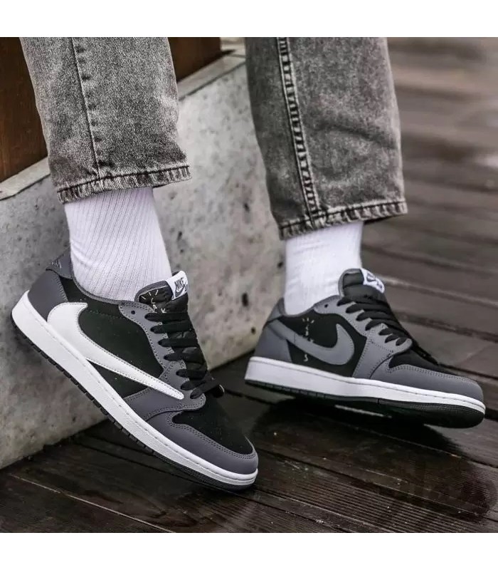 کفش پیاده روی نایک جردن وان بدون ساق تراویس اسکات Nike Travis Scott x Air Jordan 1
