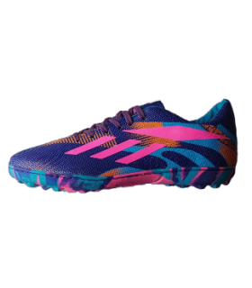 كفش آديداس چمن مصنوعي استوك ريز طرح مسي Adidas Truf Messi Purple