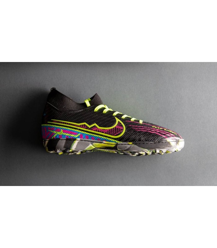 کفش چمن مصنوعی استوک ريز ساق دار نايک ايرزوم Nike Air Zoom Superfly Truf Black