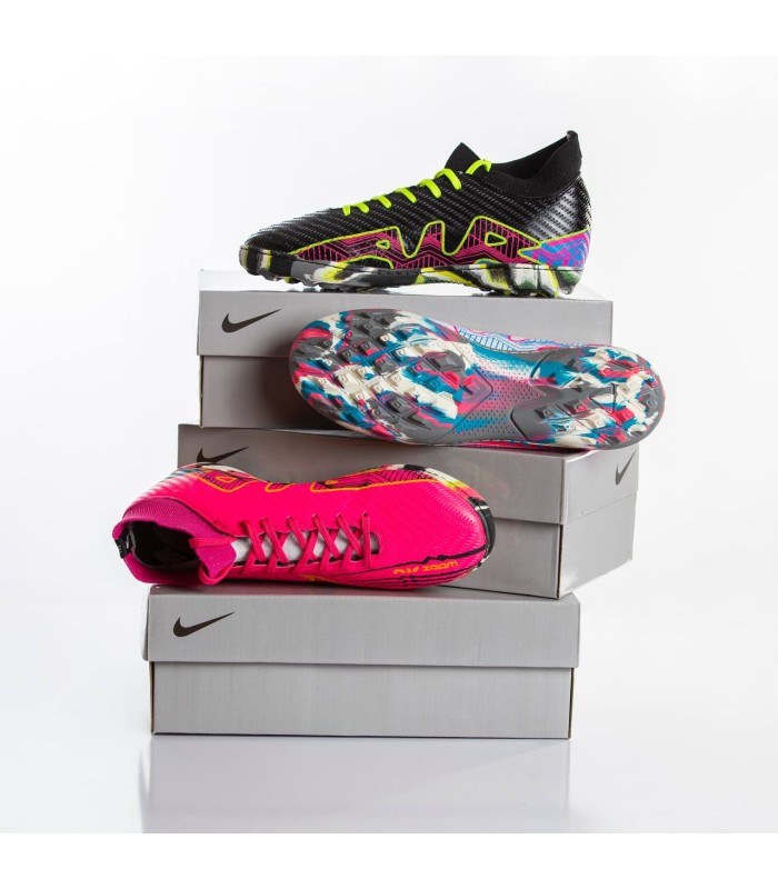 کفش چمن مصنوعی استوک ريز ساق دار نايک ايرزوم Nike Air Zoom Superfly Truf Black