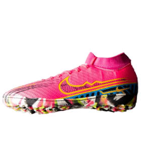 کفش چمن مصنوعی استوک ريز ساق دار نايک ايرزوم Nike Air Zoom Superfly Truf Pink