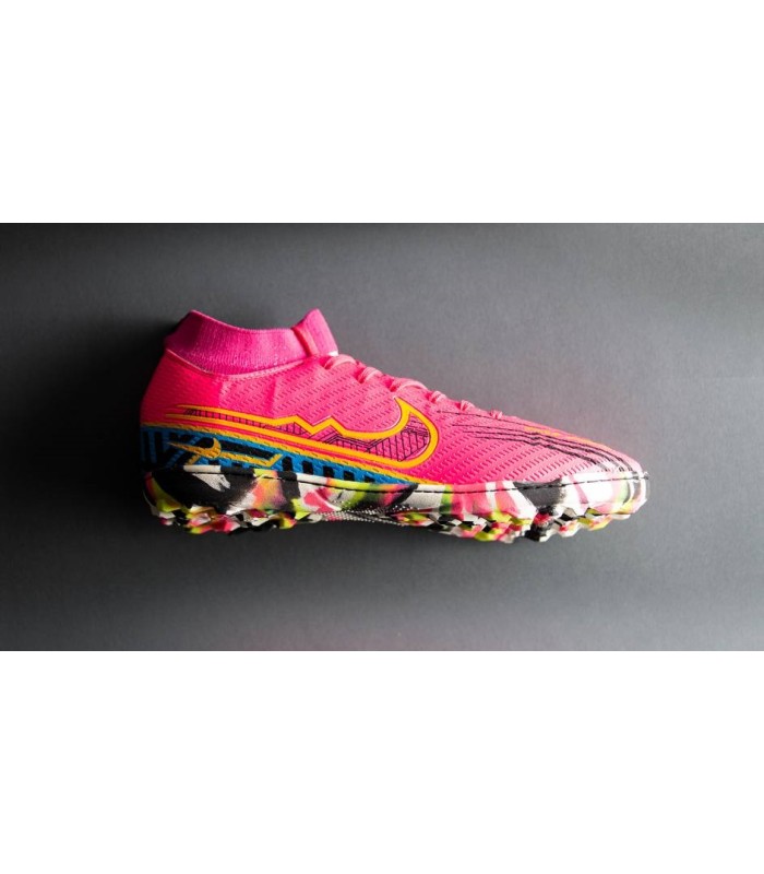 کفش چمن مصنوعی استوک ريز ساق دار نايک ايرزوم Nike Air Zoom Superfly Truf Pink