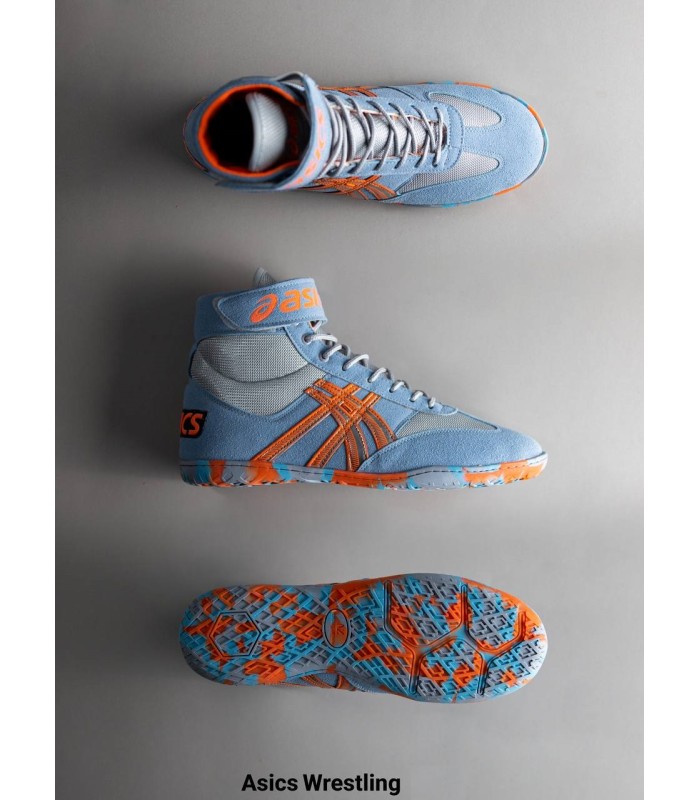 کفش کشتی اسیکس Asics Wrestling Blue Orange