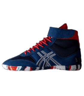 کفش کشتی اسیکس Asics Wrestling Blue Withe