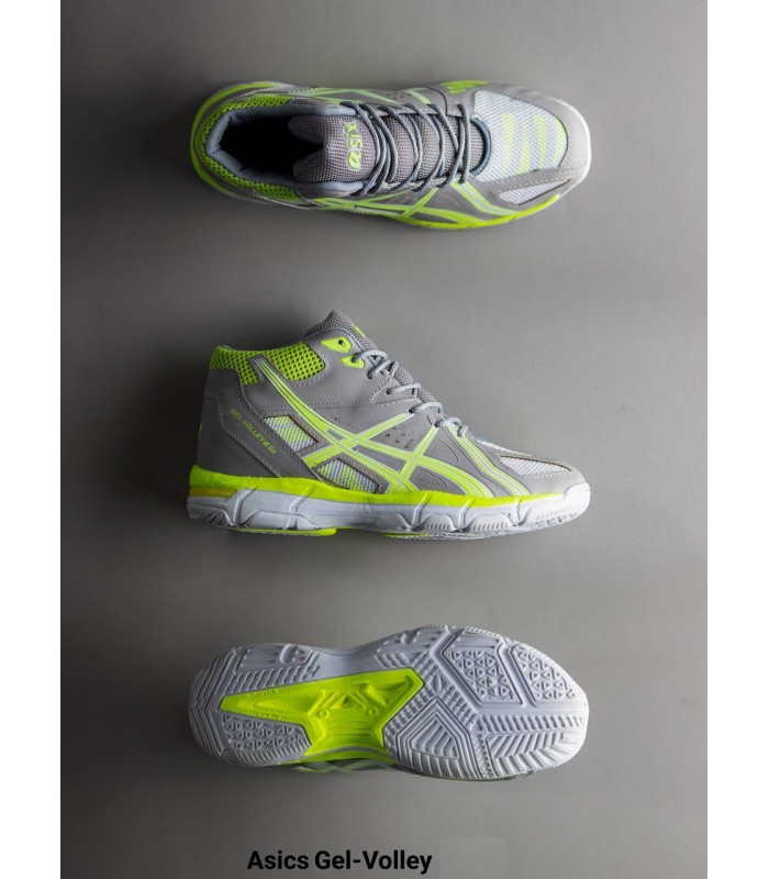 کفش والیبال اسیکس طرح اصلی Asics volleyball Gray Green