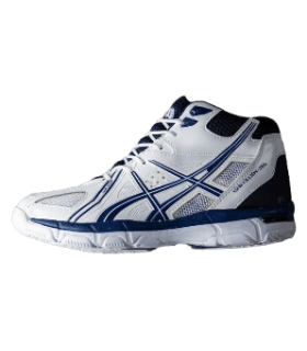 کفش والیبال اسیکس طرح اصلی Asics volleyball Withe Blue