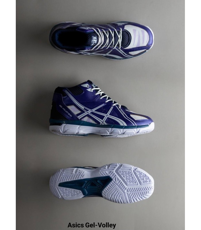 کفش والیبال اسیکس طرح اصلی Asics volleyball Purple Blue