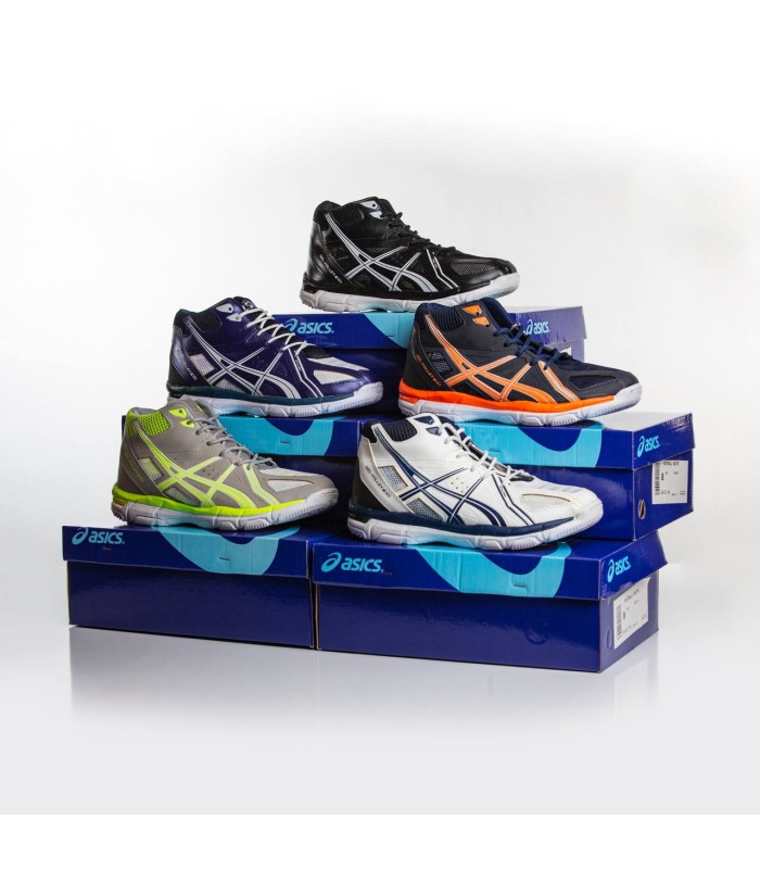 کفش والیبال اسیکس طرح اصلی Asics volleyball Navy Orange