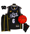 رکابی شورت بسکتبال سیتی آف آنجلز City Of Angels Basketball Jersey Black 2024