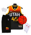 رکابی شورت بسکتبال یوتا UTHA Basketball Jersey Black 2024