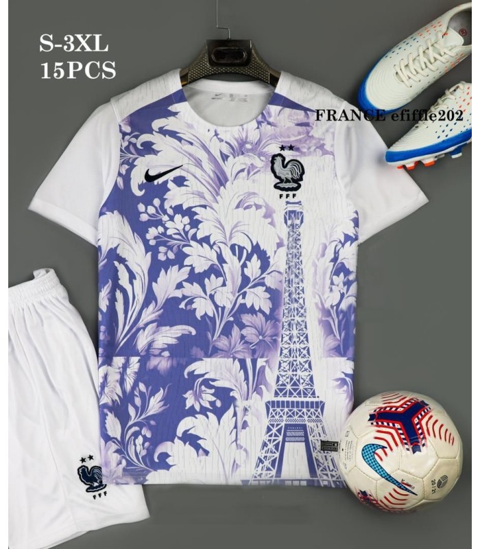 کیت و شورت کانسپت ایفل فرانسه France Kit Eiffel Jersey 2024