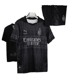 کیت و شورت چهارم میلان AC Milan X Pleasures 4th Away Jersey 2025