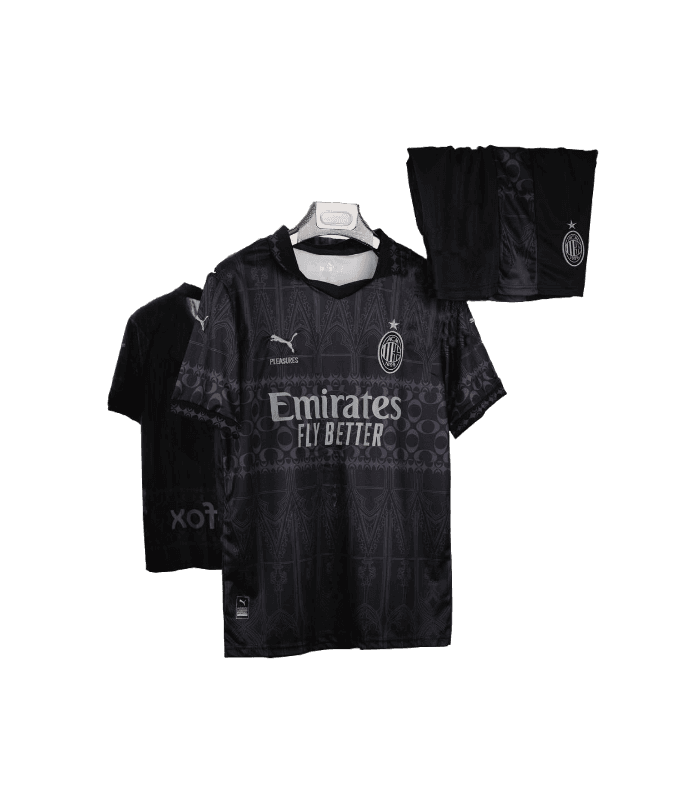 کیت و شورت چهارم میلان AC Milan X Pleasures 4th Away Jersey 2025