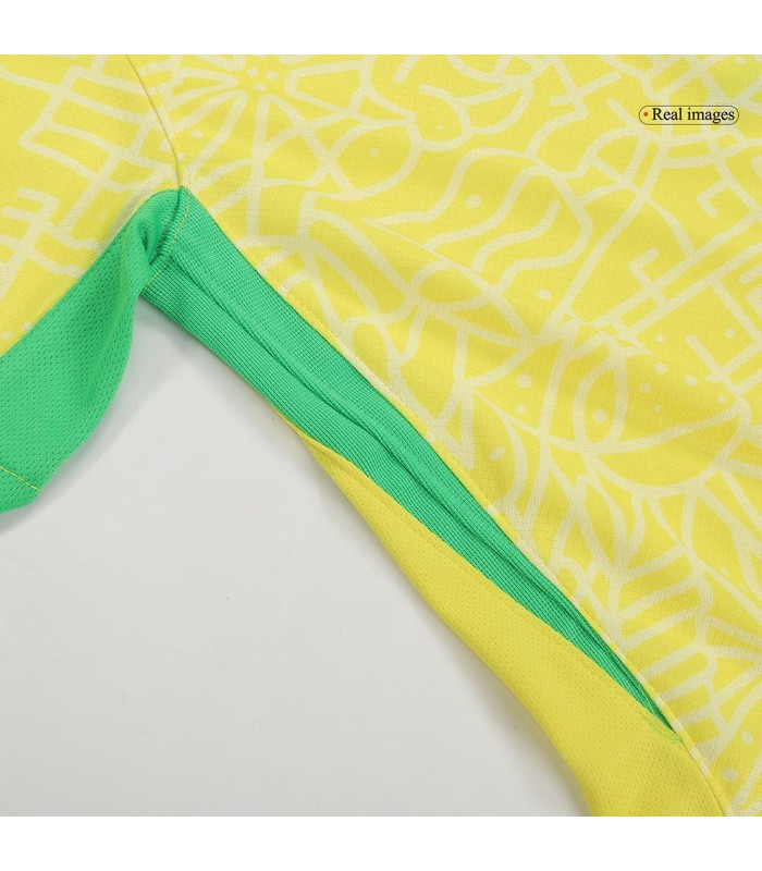 کیت و شورت اول برزیل Brazil Home Authentic Soccer Jersey 2024