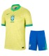 کیت و شورت اول برزیل Brazil Home Authentic Soccer Jersey 2024
