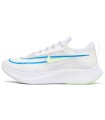 کفش پیاده روی مردانه نایک Nike Zoom Fly 4 'White Imperial Blue Lime Glow' CT2392-100