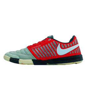 کفش فوتسال طرح نایک لونارگتو Nike LunarGato IN Red Gray