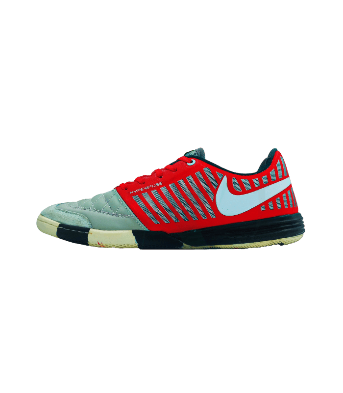 کفش فوتسال طرح نایک لونارگتو Nike LunarGato IN Red Gray