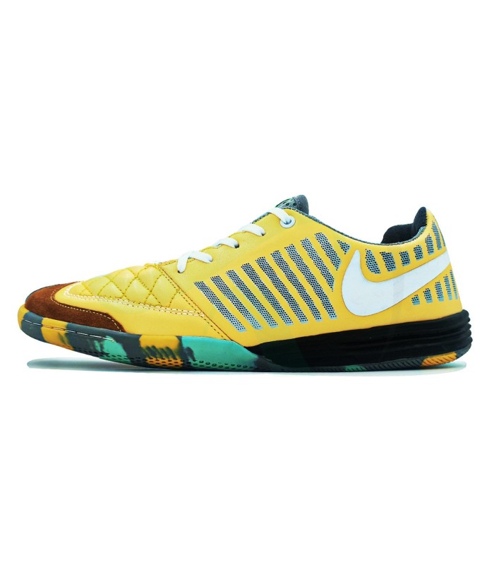 کفش فوتسال طرح نایک لونارگتو Nike LunarGato IN Yellow