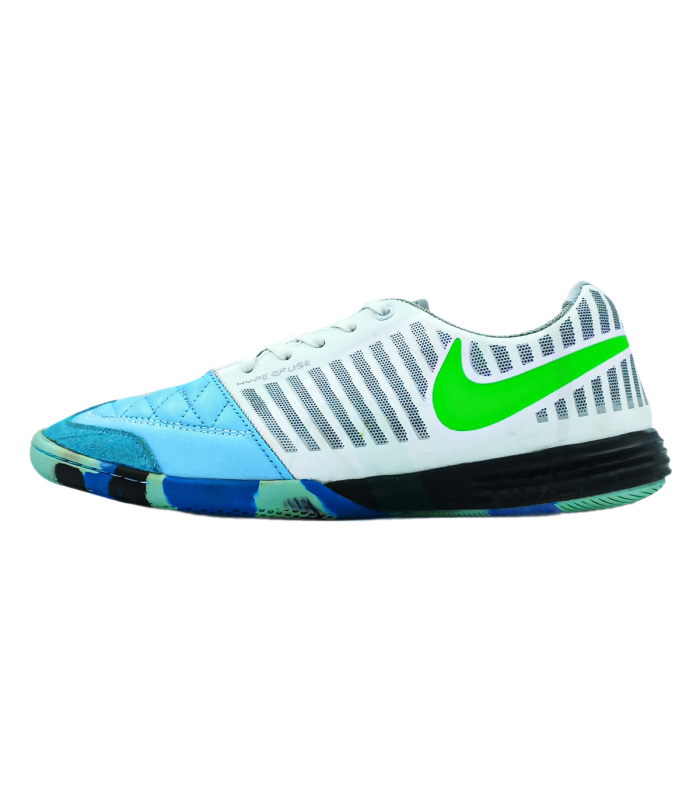 کفش فوتسال طرح نایک لونارگتو Nike LunarGato IN Blue White