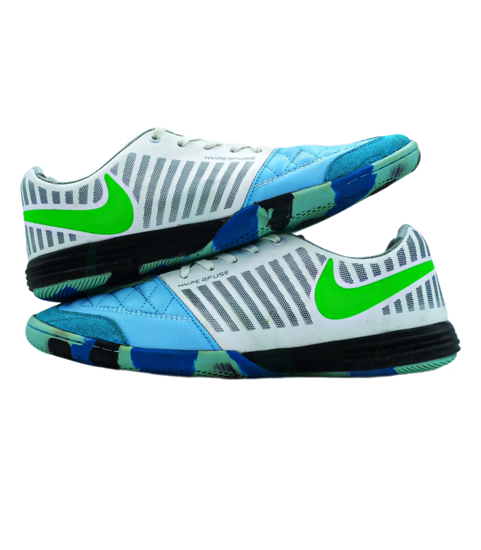 کفش فوتسال طرح نایک لونارگتو Nike LunarGato IN Blue White