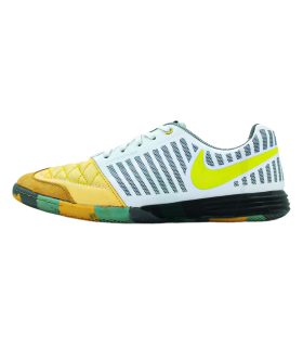 کفش فوتسال طرح نایک لونارگتو Nike LunarGato IN Yellow White
