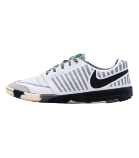 کفش فوتسال طرح نایک لونارگتو Nike LunarGato IN White Black