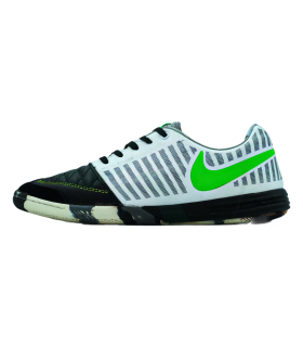 کفش فوتسال طرح نایک لونارگتو Nike LunarGato IN Gray Black