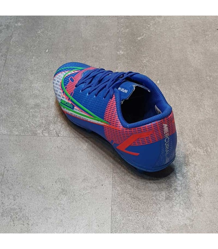 کفش فوتبال طرح نایک مرکوریال ویپور آبی Nike Mercurial Fg vapor 14 Blue