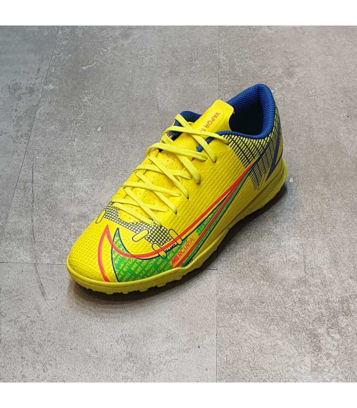 کفش چمن مصنوعی طرح نایک مرکوریال ویپور زرد NIKE Mercurial TF Vapor 14 Yellow