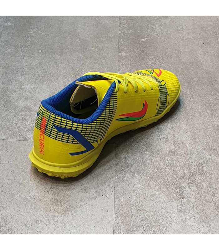 کفش چمن مصنوعی طرح نایک مرکوریال ویپور زرد NIKE Mercurial TF Vapor 14 Yellow