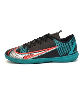 کفش فوتسال طرح نایک مرکوریال ویپور مشکی سبز Nike Mercurial vapor 14 BG