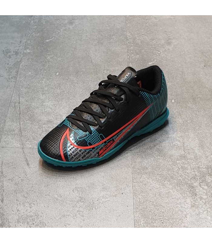 کفش چمن مصنوعی طرح نایک مرکوریال ویپور مشکی سبز NIKE Mercurial TF Vapor 14 BG