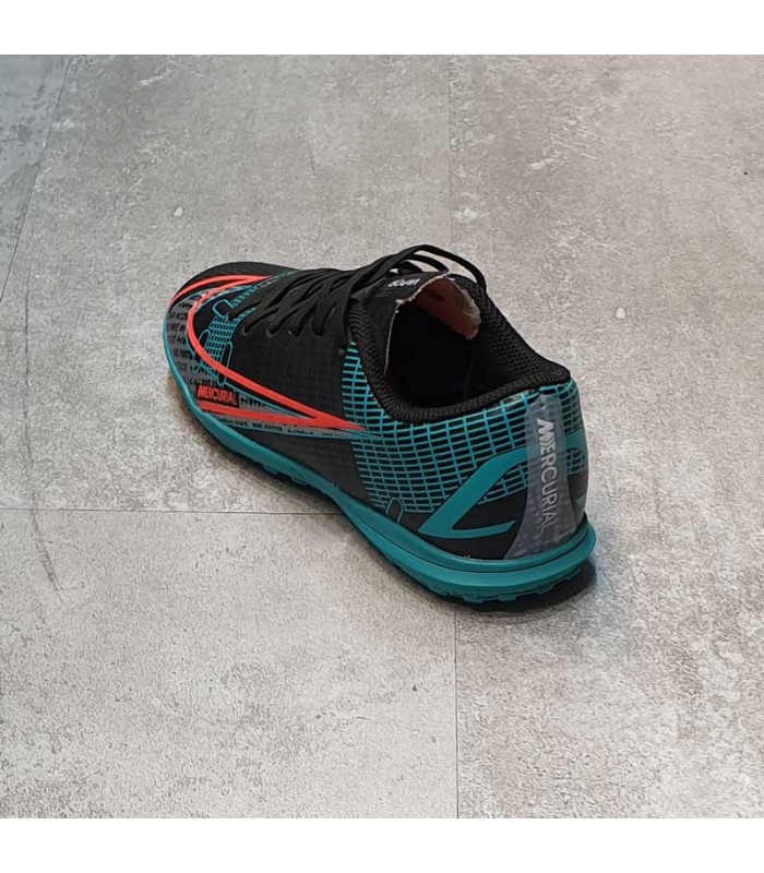 کفش چمن مصنوعی طرح نایک مرکوریال ویپور مشکی سبز NIKE Mercurial TF Vapor 14 BG