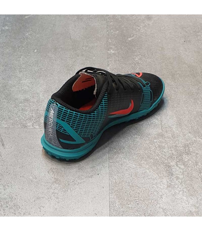 کفش چمن مصنوعی طرح نایک مرکوریال ویپور مشکی سبز NIKE Mercurial TF Vapor 14 BG