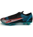 کفش فوتبال طرح نایک مرکوریال ویپور مشکی سبز Nike Mercurial Fg vapor 14 BG