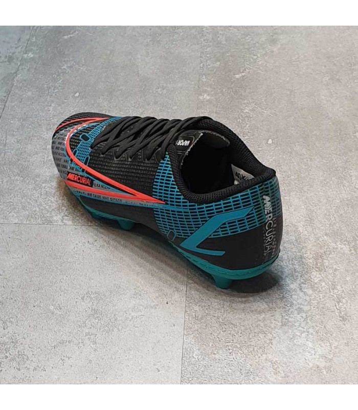 کفش فوتبال طرح نایک مرکوریال ویپور مشکی سبز Nike Mercurial Fg vapor 14 BG
