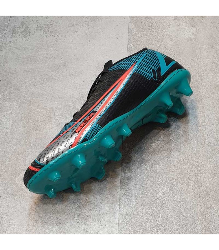 کفش فوتبال طرح نایک مرکوریال ویپور مشکی سبز Nike Mercurial Fg vapor 14 BG