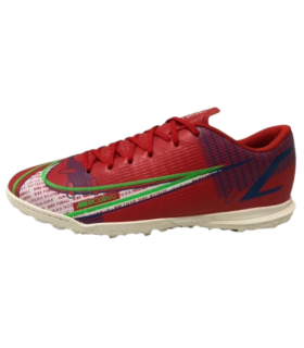کفش چمن مصنوعی طرح نایک مرکوریال ویپور قرمز سفید NIKE Mercurial TF Vapor 14 RW