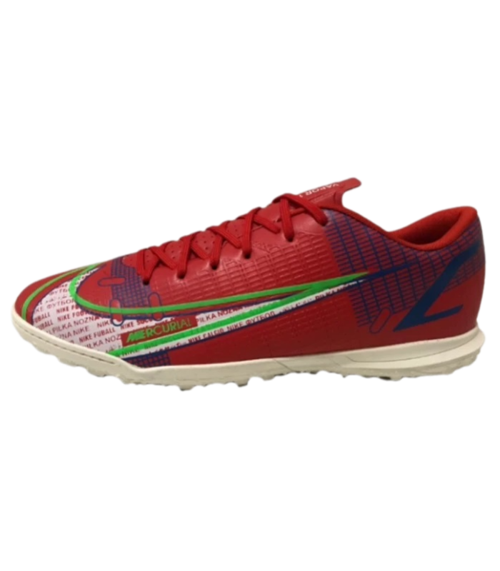 کفش چمن مصنوعی طرح نایک مرکوریال ویپور قرمز سفید NIKE Mercurial TF Vapor 14 RW