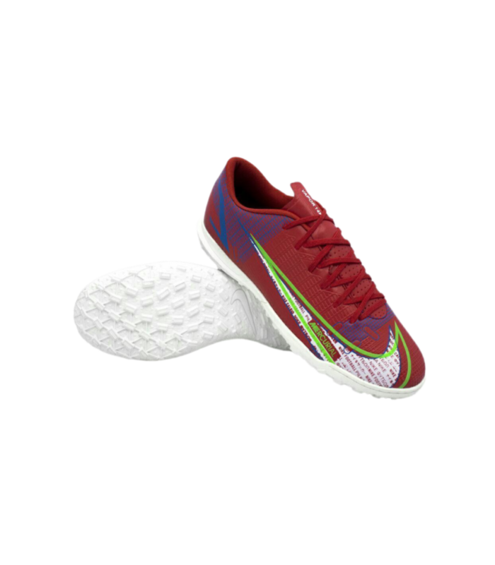 کفش چمن مصنوعی طرح نایک مرکوریال ویپور قرمز سفید NIKE Mercurial TF Vapor 14 RW