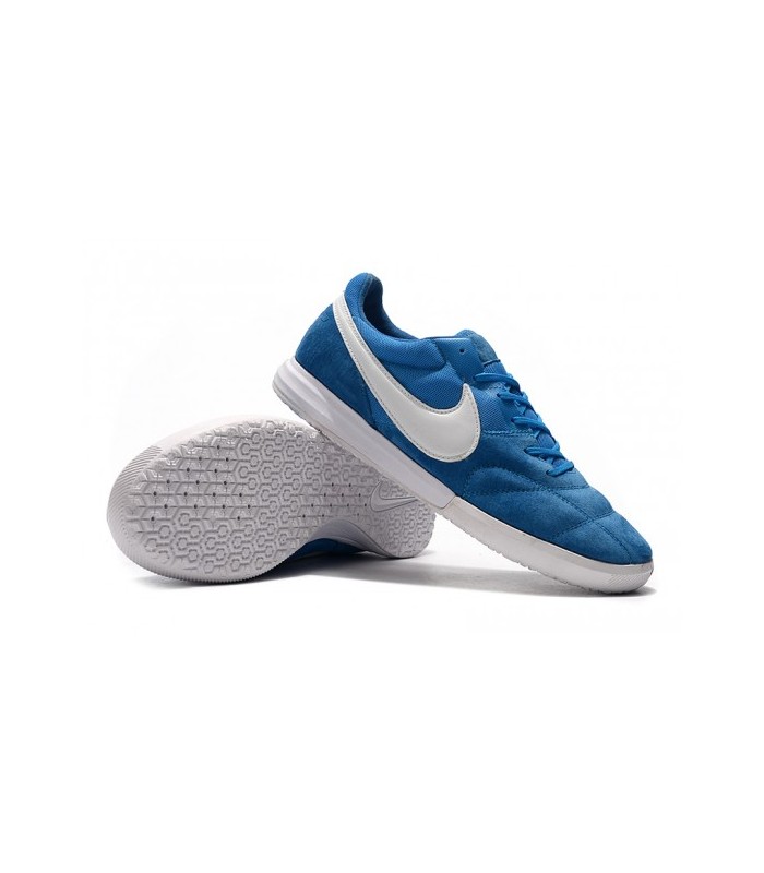 کفش فوتسال نایک پریمیر سالا آبی طرح اصلی Nike Premier Sala Ic B