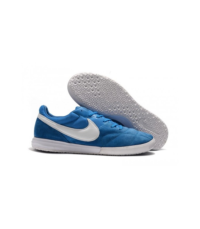 کفش فوتسال نایک پریمیر سالا آبی طرح اصلی Nike Premier Sala Ic B